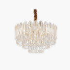 Arisha Luxury Feather Crystal Chandelier, Living Room