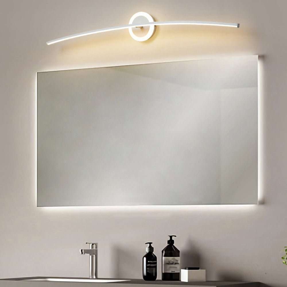 Arisha Modern Linear Metal Wall Lamp, White