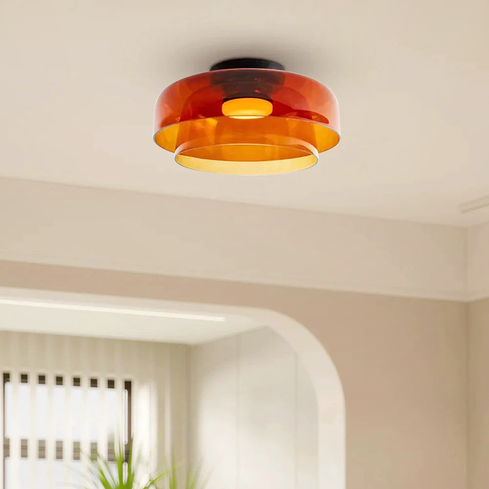 Aria Modern Simple Creative Glass Flush Mount Ceiling Light