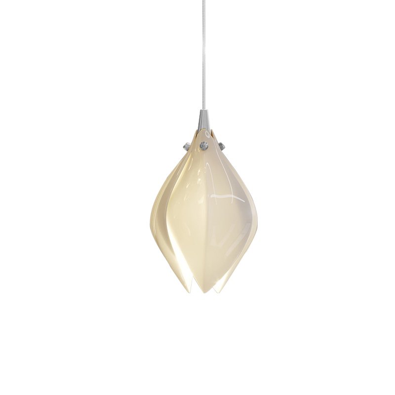 Lustra Pendant Lamp White Floral Ceramic