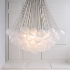 Fayne Glass Globe Pendant Light Bubble