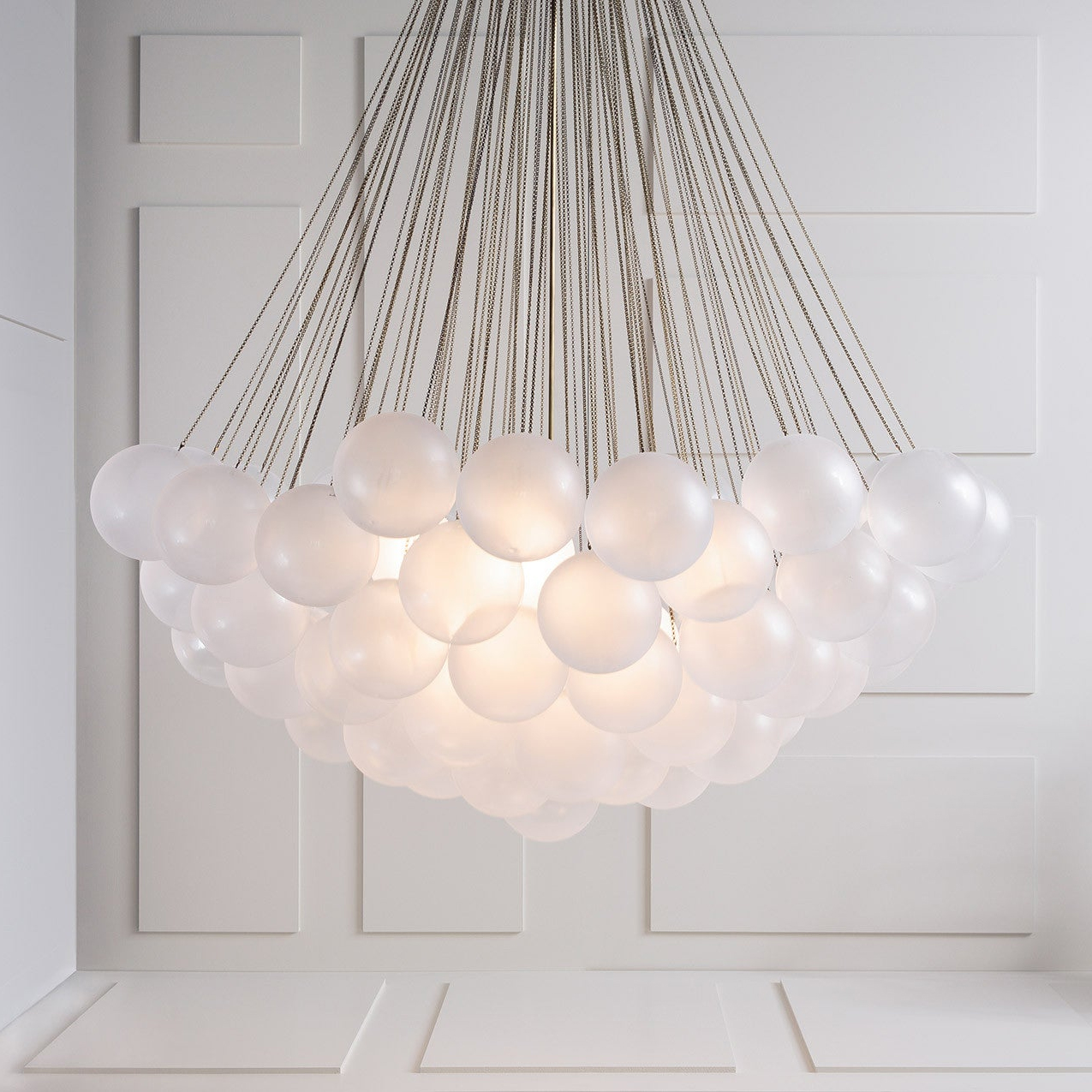 Fayne Glass Globe Pendant Light Bubble