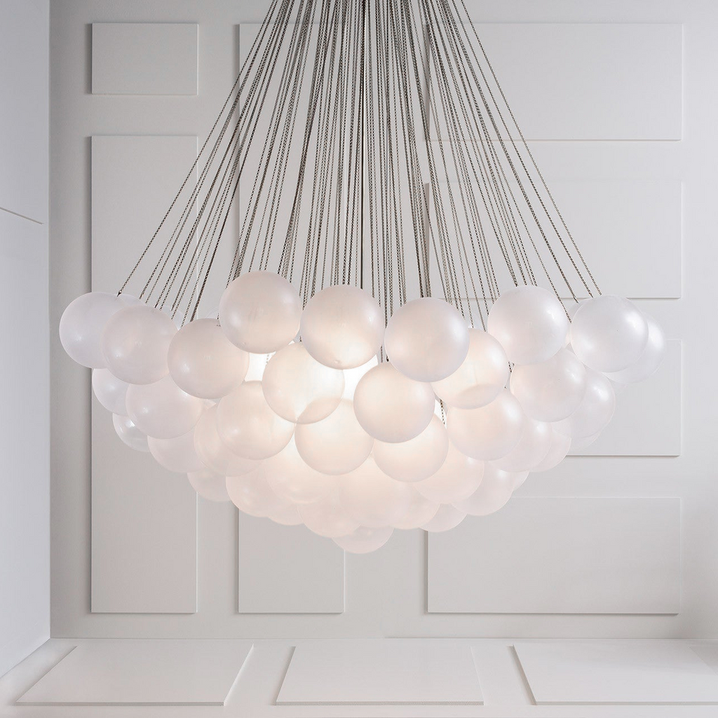 Fayne Glass Globe Pendant Light Bubble
