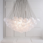 Fayne Glass Globe Pendant Light Bubble