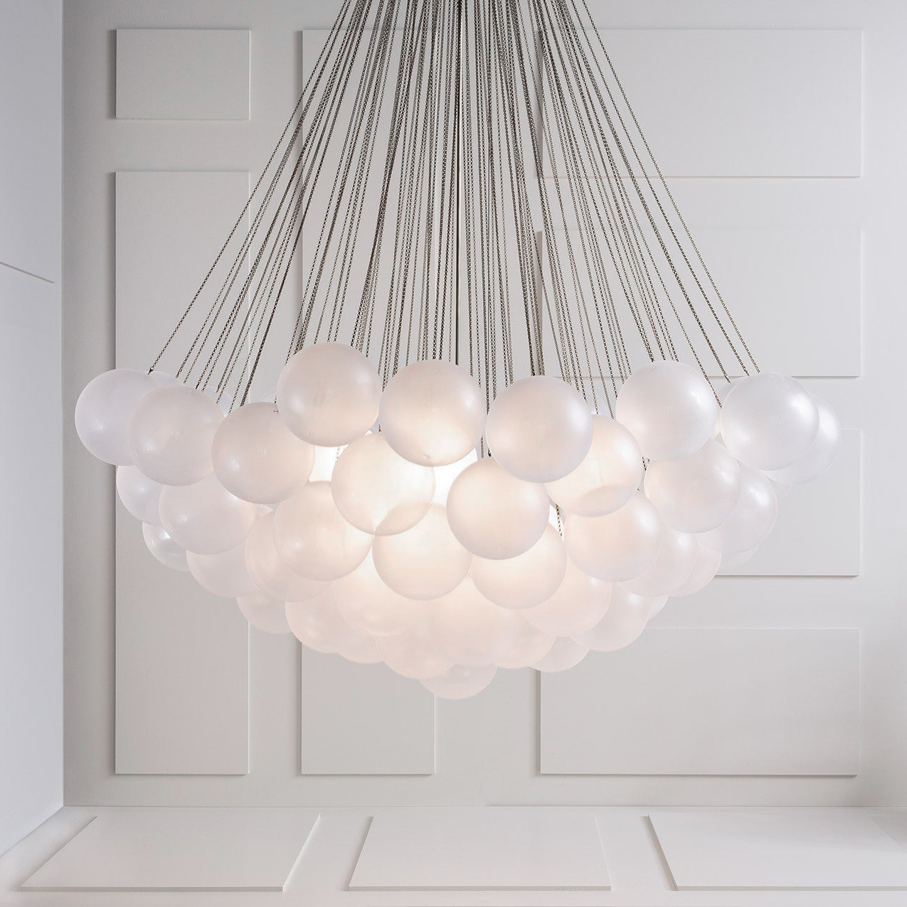 Fayne Glass Globe Pendant Light Bubble