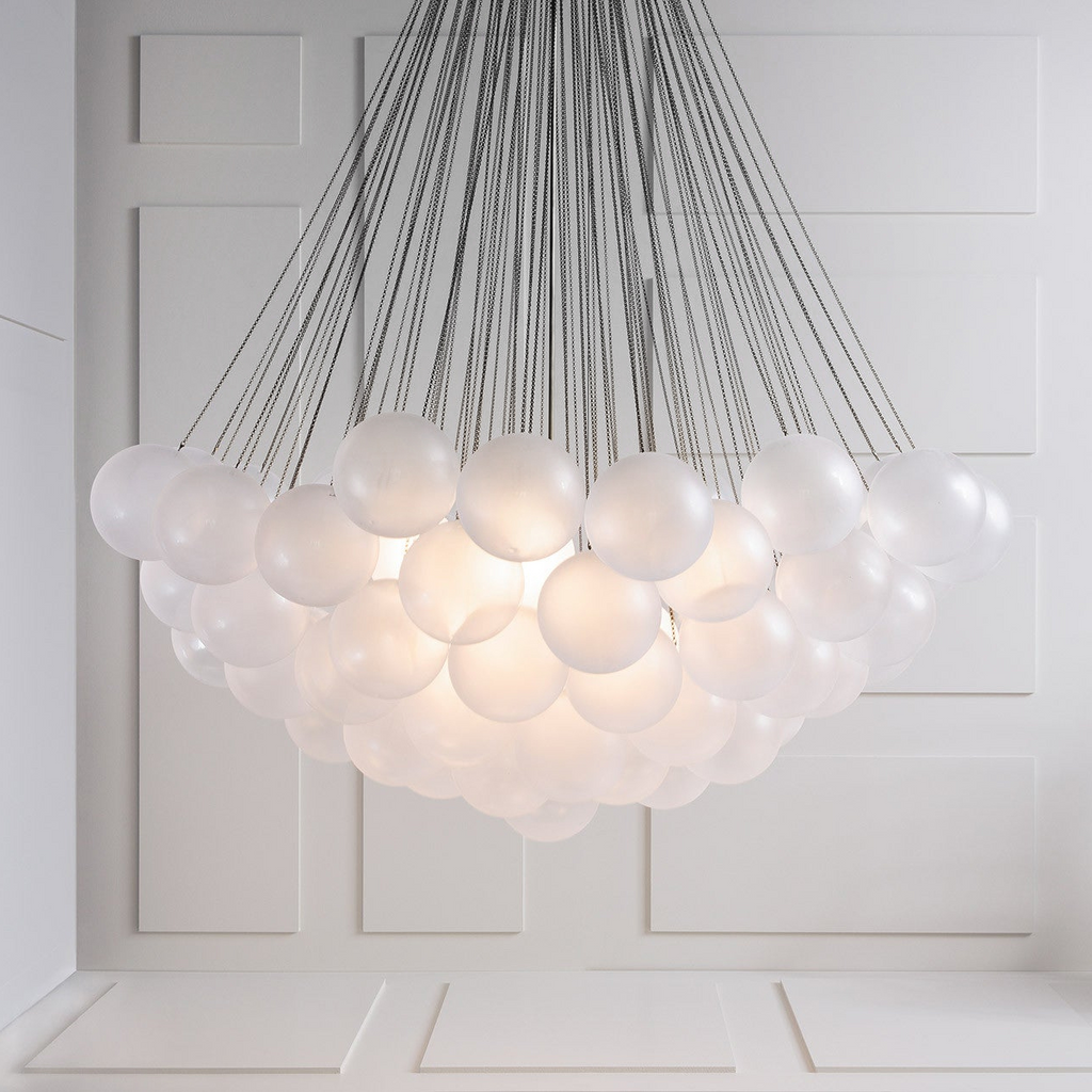 Fayne Glass Globe Pendant Light Bubble