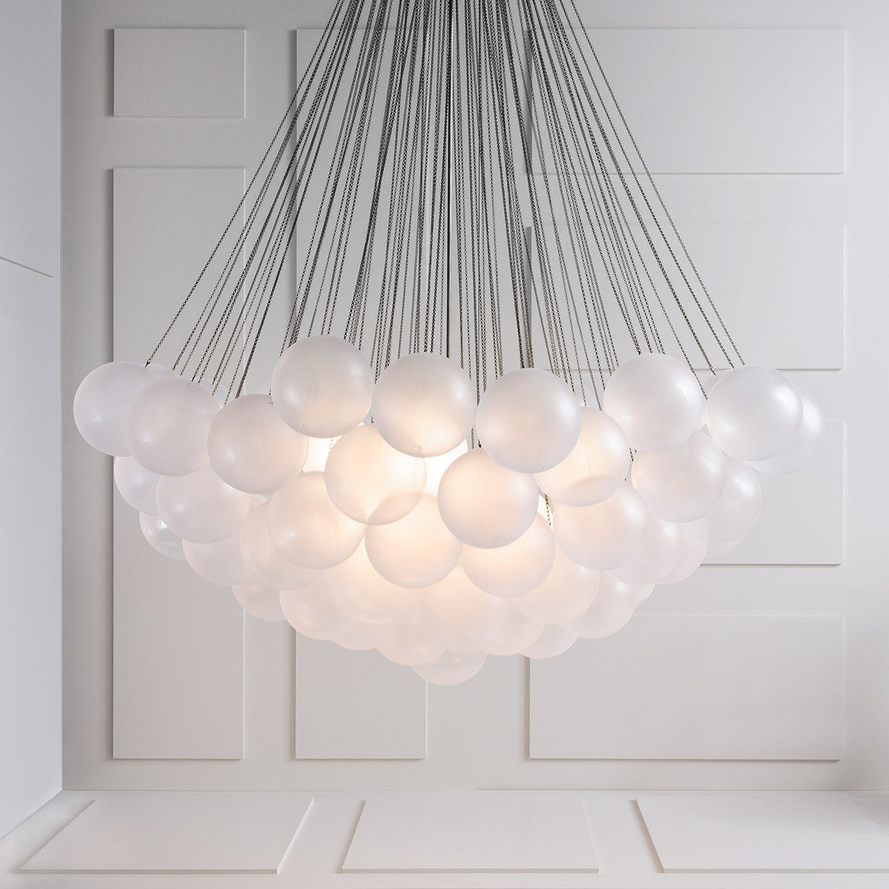 Fayne Glass Globe Pendant Light Bubble