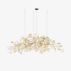 Arux Gingko Chandelier Art Deco Bent Downwards