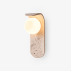 Cutalos Sconce-Frame Travertine Wall Light