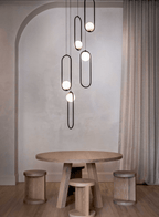 Lylorarae  Combination Glass Chandelier