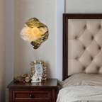 Fyln Green Marble Organic Wall Lamp