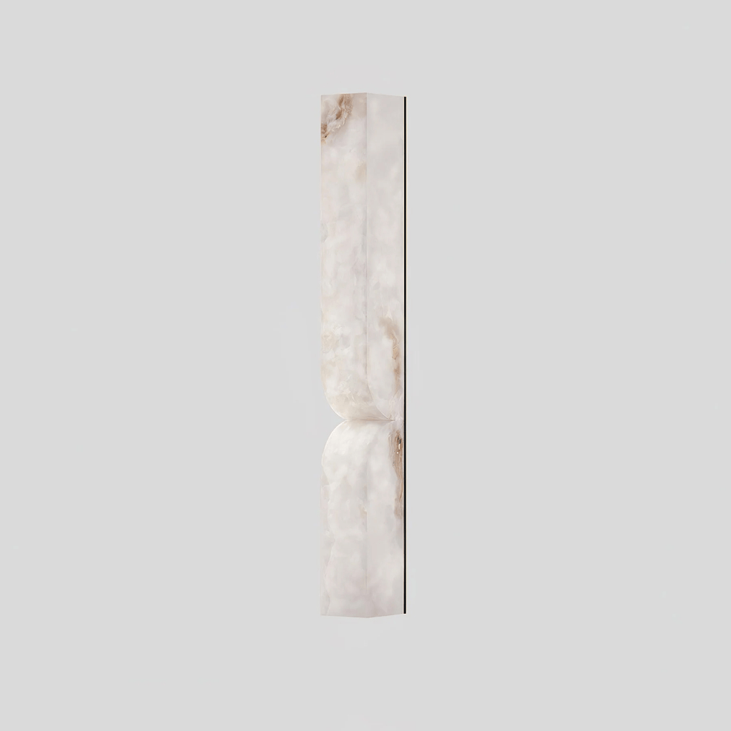 Lunaris Alabaster Rectangular Wall Lamp