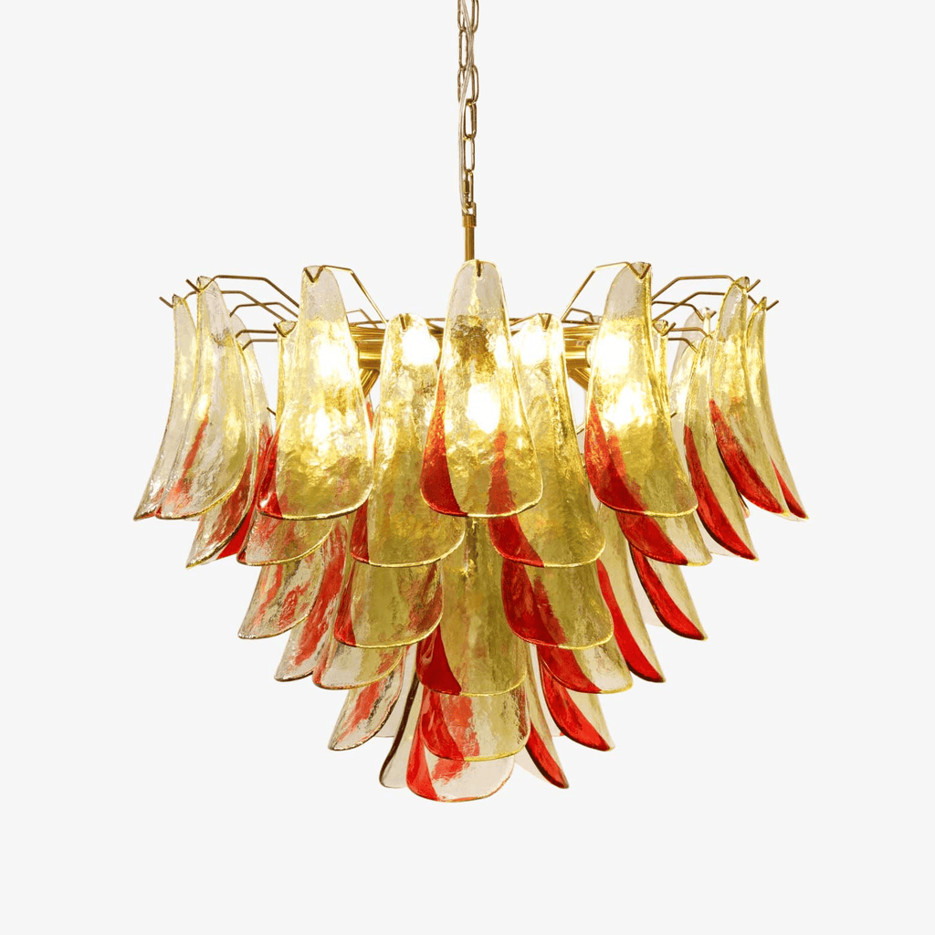 Aurora Chandelier Murano Glass Petal
