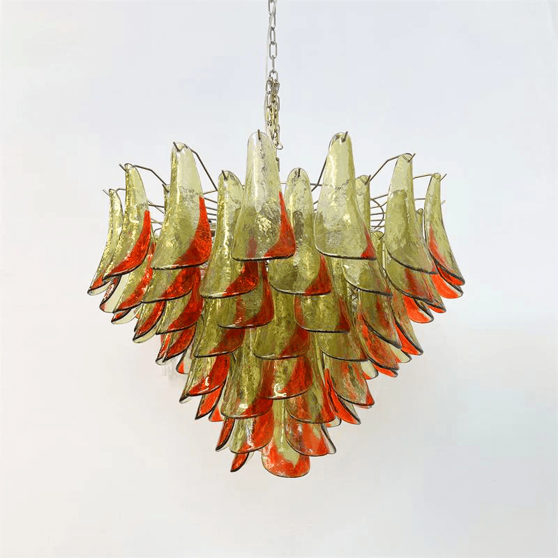 Aurora Chandelier Murano Glass Petal