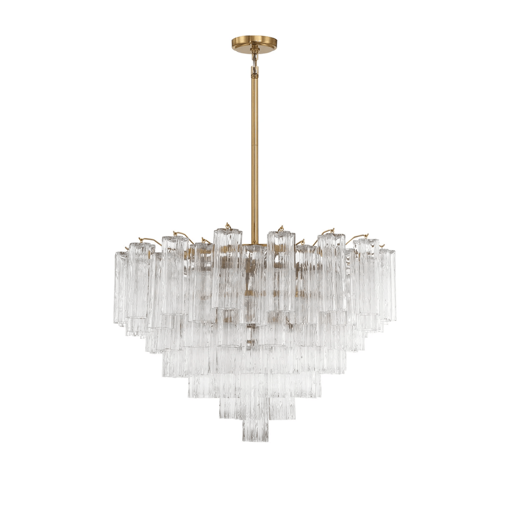 Aurora Chandelier Virella Murano Glass Tube Luxury