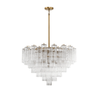 Aurora Chandelier Virella Murano Glass Tube Luxury