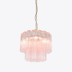 Aurora Chandelier Small Treviso Murano Glass Tube