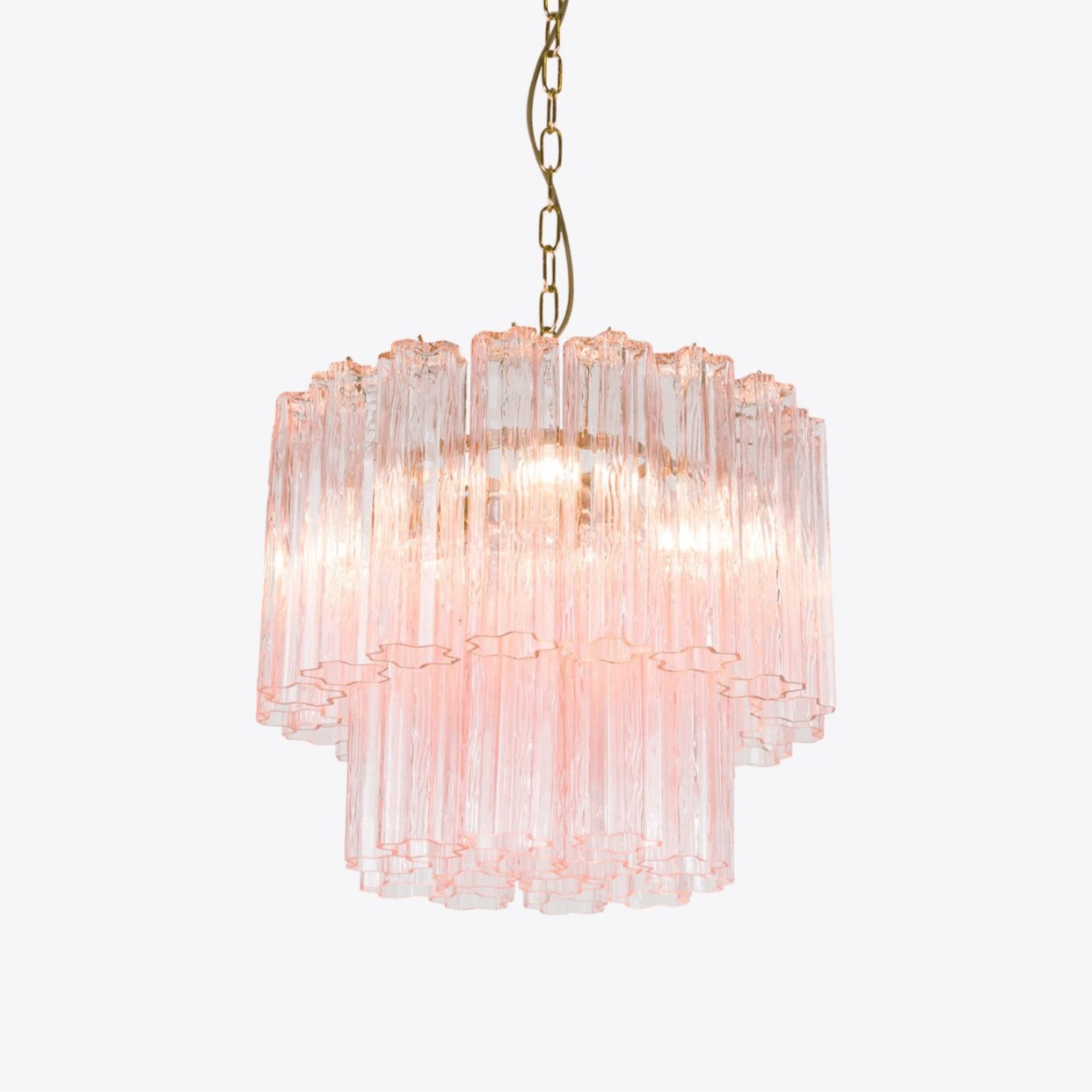 Aurora Chandelier Small Treviso Murano Glass Tube