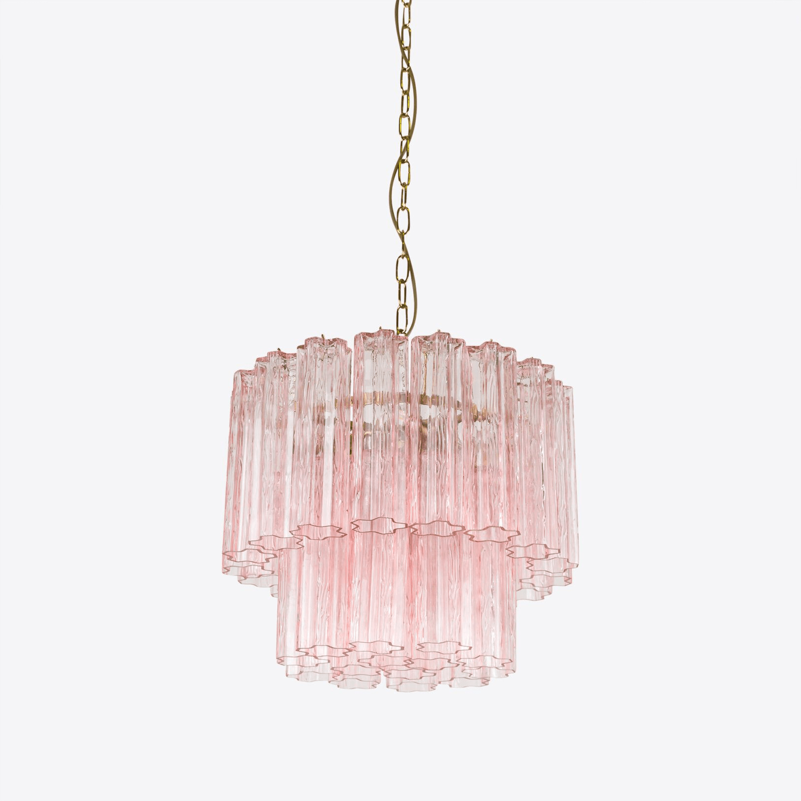 Aurora Chandelier Small Treviso Murano Glass Tube