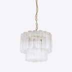 Aurora Chandelier Small Treviso Murano Glass Tube