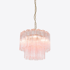 Aurora Chandelier Small Treviso Murano Glass Tube