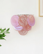 Aurora Wall Lamp Murano Glass Round Artistic