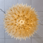Aurora Chandelier Murano Glass Palmette Leaf Tiered