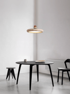 Cuvarora Disc Travertine Pendant Light