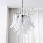 Aurora Chandelier Murano Glass Petals Vintage