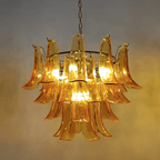 Aurora Chandelier Murano Glass Petals Vintage