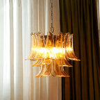 Aurora Chandelier Murano Glass Petals Vintage
