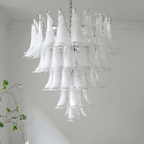 Aurora Chandelier Murano Glass Petals Vintage