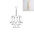 Aurora Chandelier Murano Glass Petals Vintage