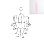 Aurora Chandelier Murano Glass Petals Vintage
