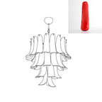 Aurora Chandelier Murano Glass Petals Vintage