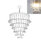 Aurora Chandelier Murano Glass Petals Vintage