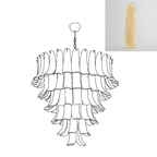 Aurora Chandelier Murano Glass Petals Vintage