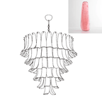 Aurora Chandelier Murano Glass Petals Vintage