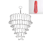 Aurora Chandelier Murano Glass Petals Vintage