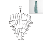 Aurora Chandelier Murano Glass Petals Vintage