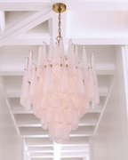 Aurora Chandelier Drop Textured Glass Elegant