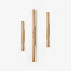 Cathais Minimalist Travertine Wall Light