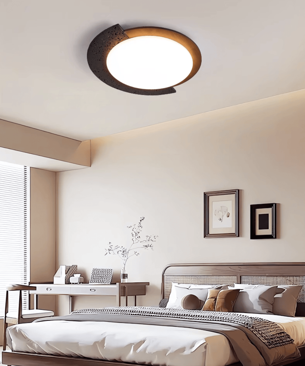 Ulvinor Asymmetrical Travertine Ceiling Light