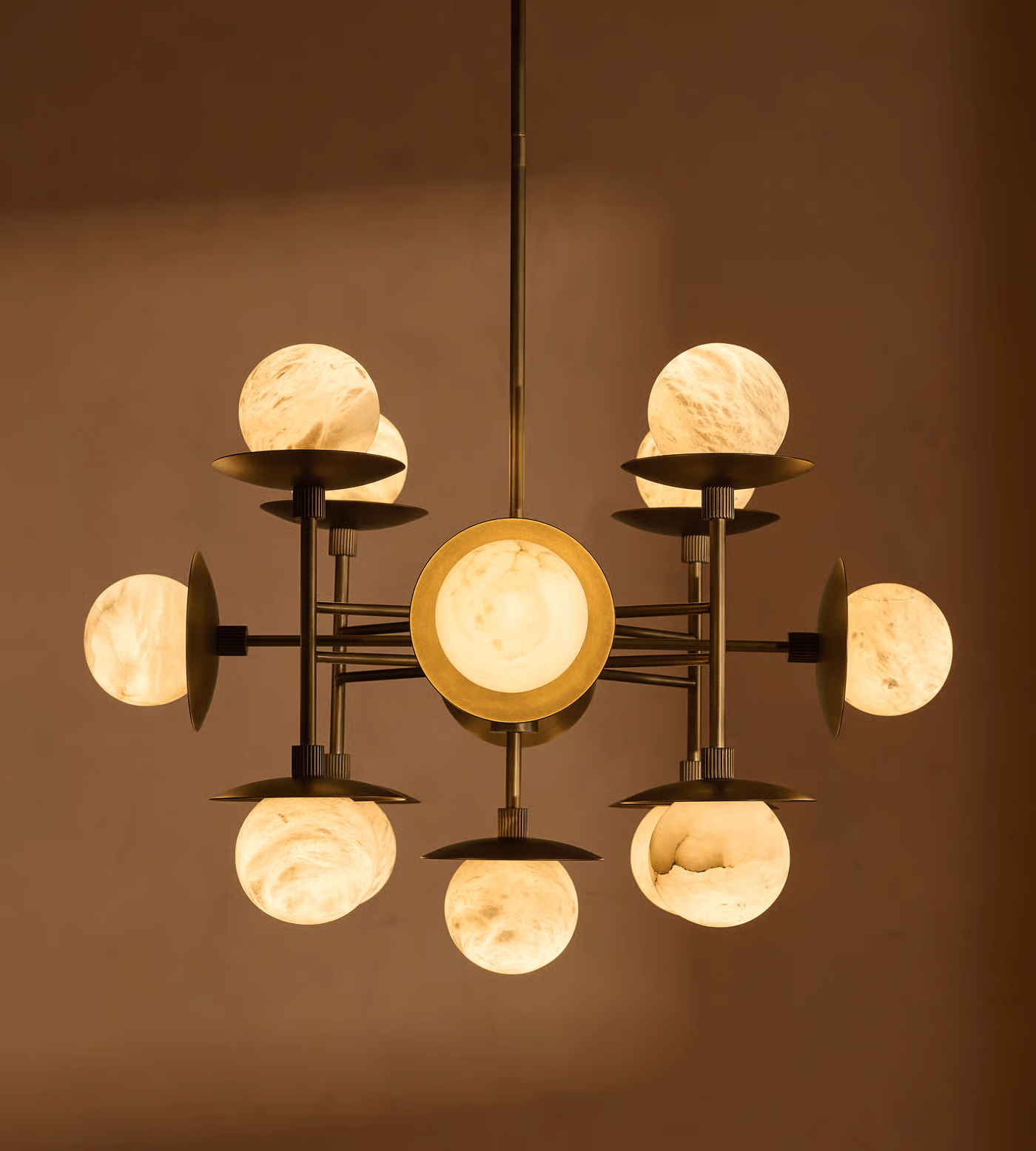 Oshayra Sputnik Alabaster Chandelier