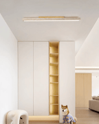 Orvenarae Minimalist Travertine Linear Ceiling Light