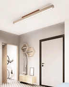Orvenarae Minimalist Travertine Linear Ceiling Light
