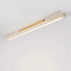Orvenarae Minimalist Travertine Linear Ceiling Light