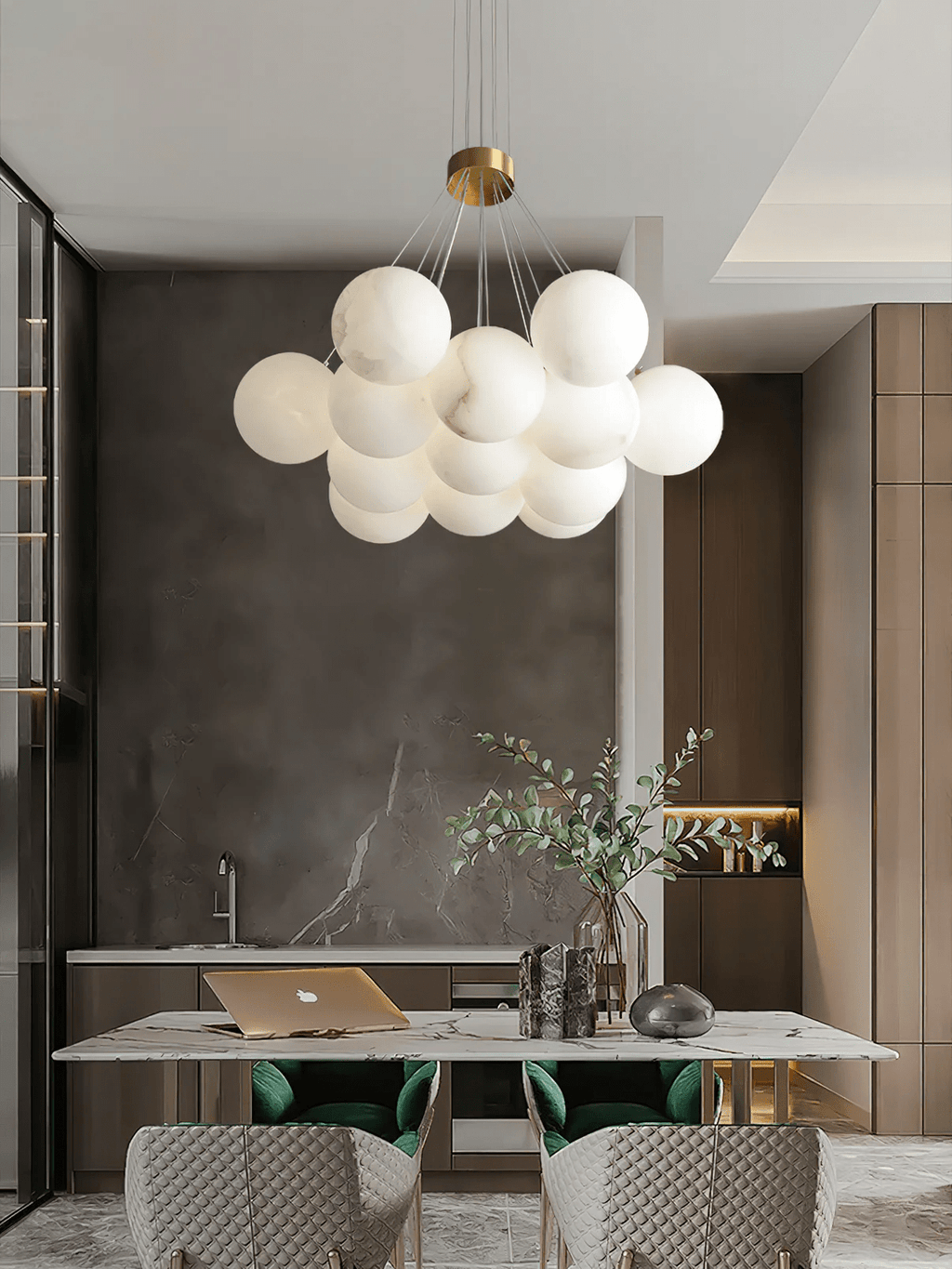 Zovenila Alabaster Chandelier