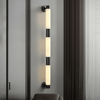 Eurthaeth Alabaster Brass Wall Light