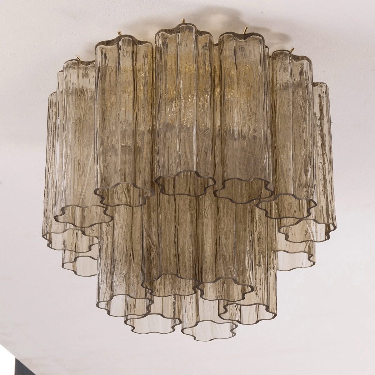 Aurora Tubes Ceiling Lamp Pink Waterfall Style